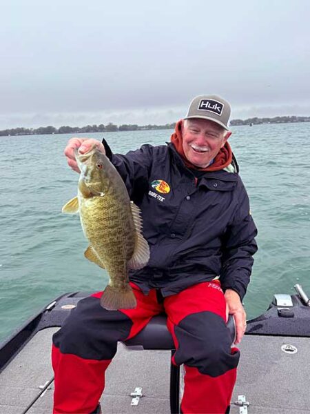 Huk angler big smallmouth bass img0963