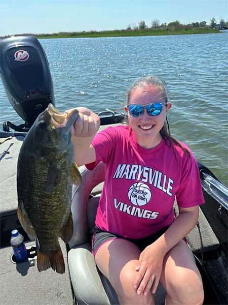 Young lady nice smallmouth bass img3907